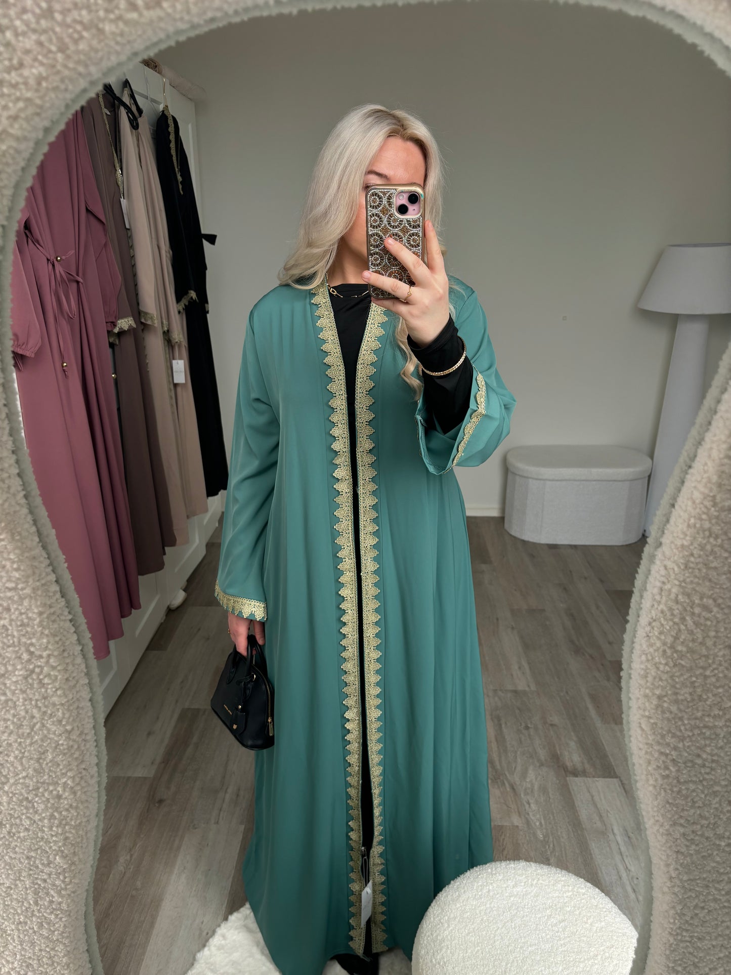 Kimono Yasmina mint groen SALE